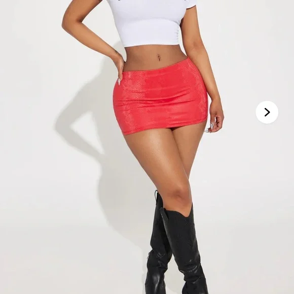 Python Micro Mini Skirt - Picture 1 of 3